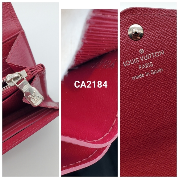 ๐ SOLD ๐ Louis Vuitton Fuchsia Epi Leather Sarah Wallet - Picture 15 of 16